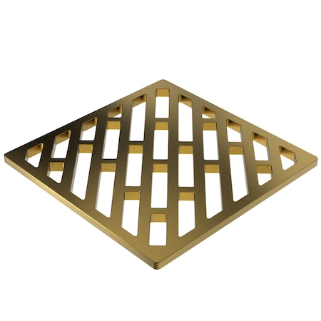 Newport Brass 4" Square Shower Drain in Satin Bronze (Pvd) 233-408-10